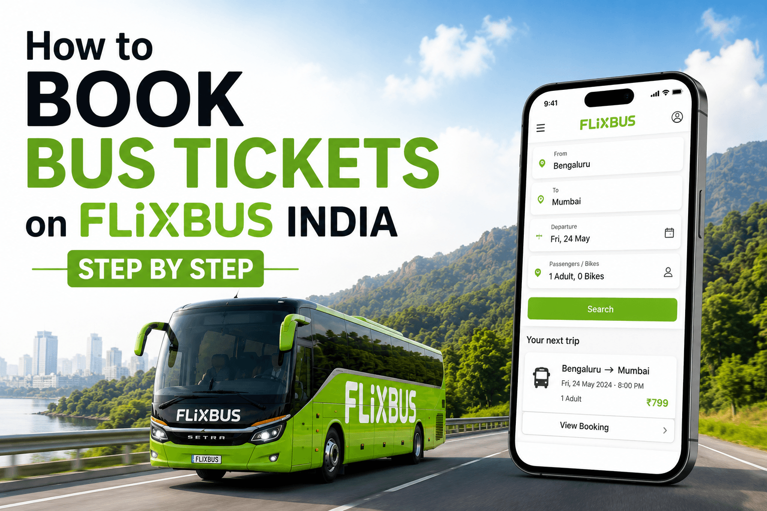 How to Book Bus Tickets on FlixBus Step by Step