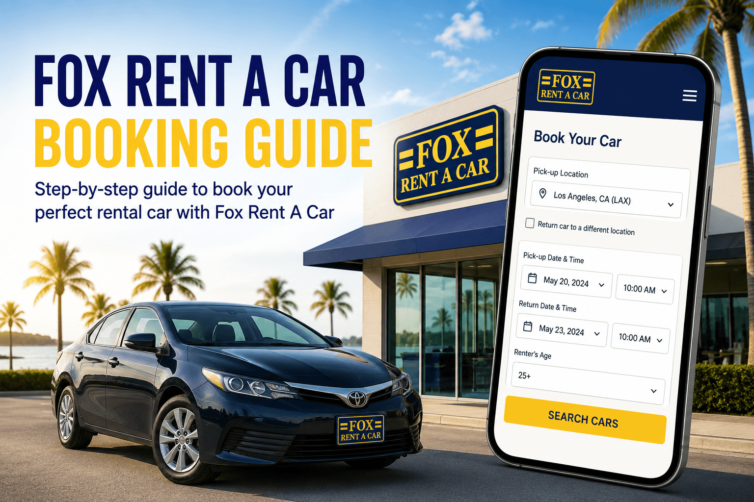 Fox Rent A Car Booking Guide