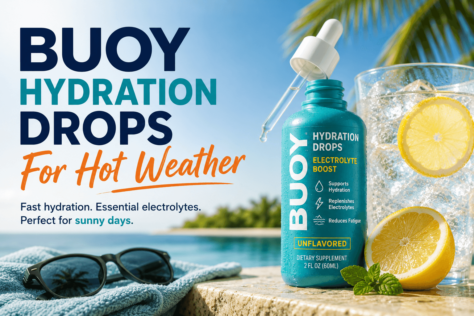 Buoy Hydration Drops For Hot Weather