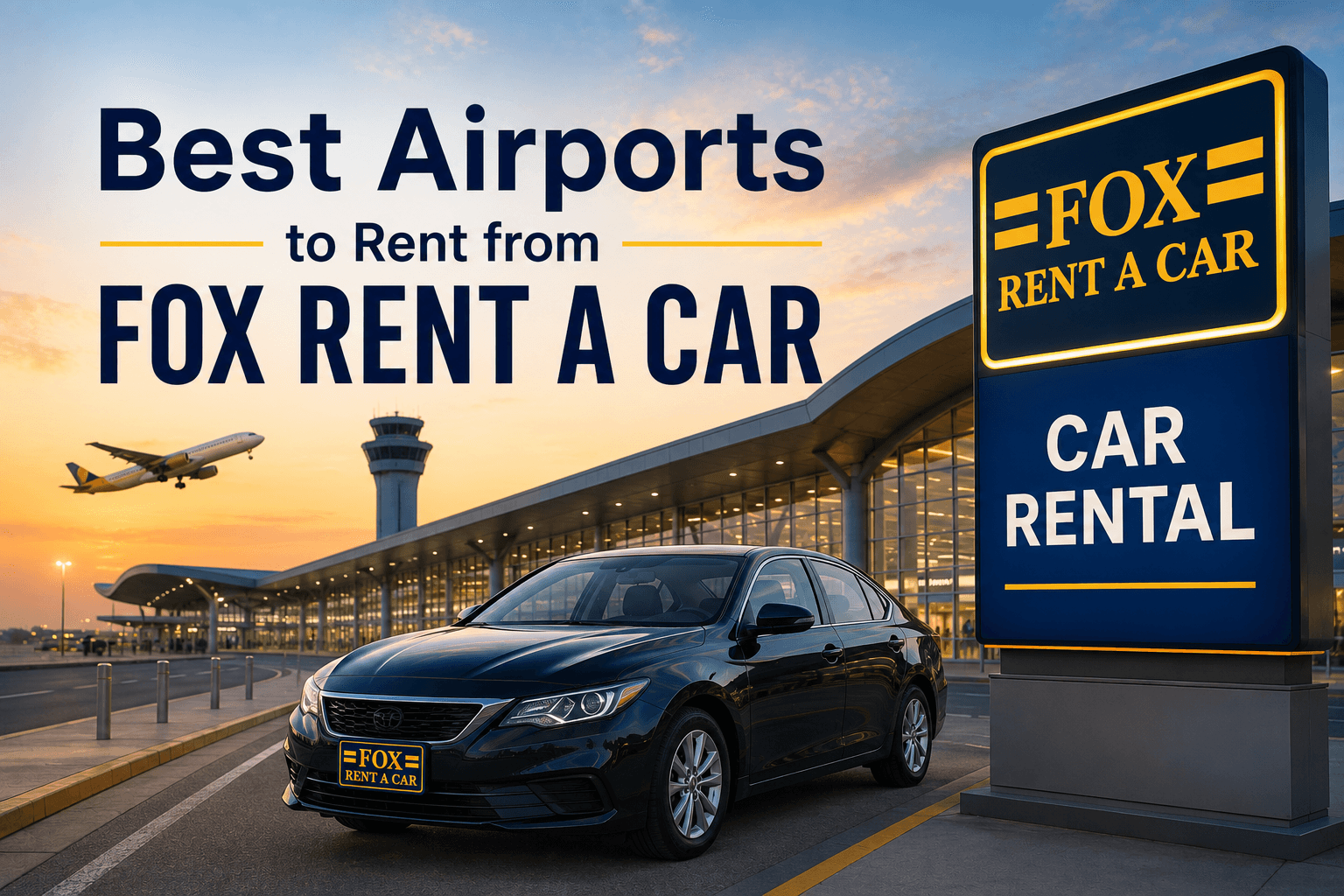Best Airports to Rent from Fox Rent A Car