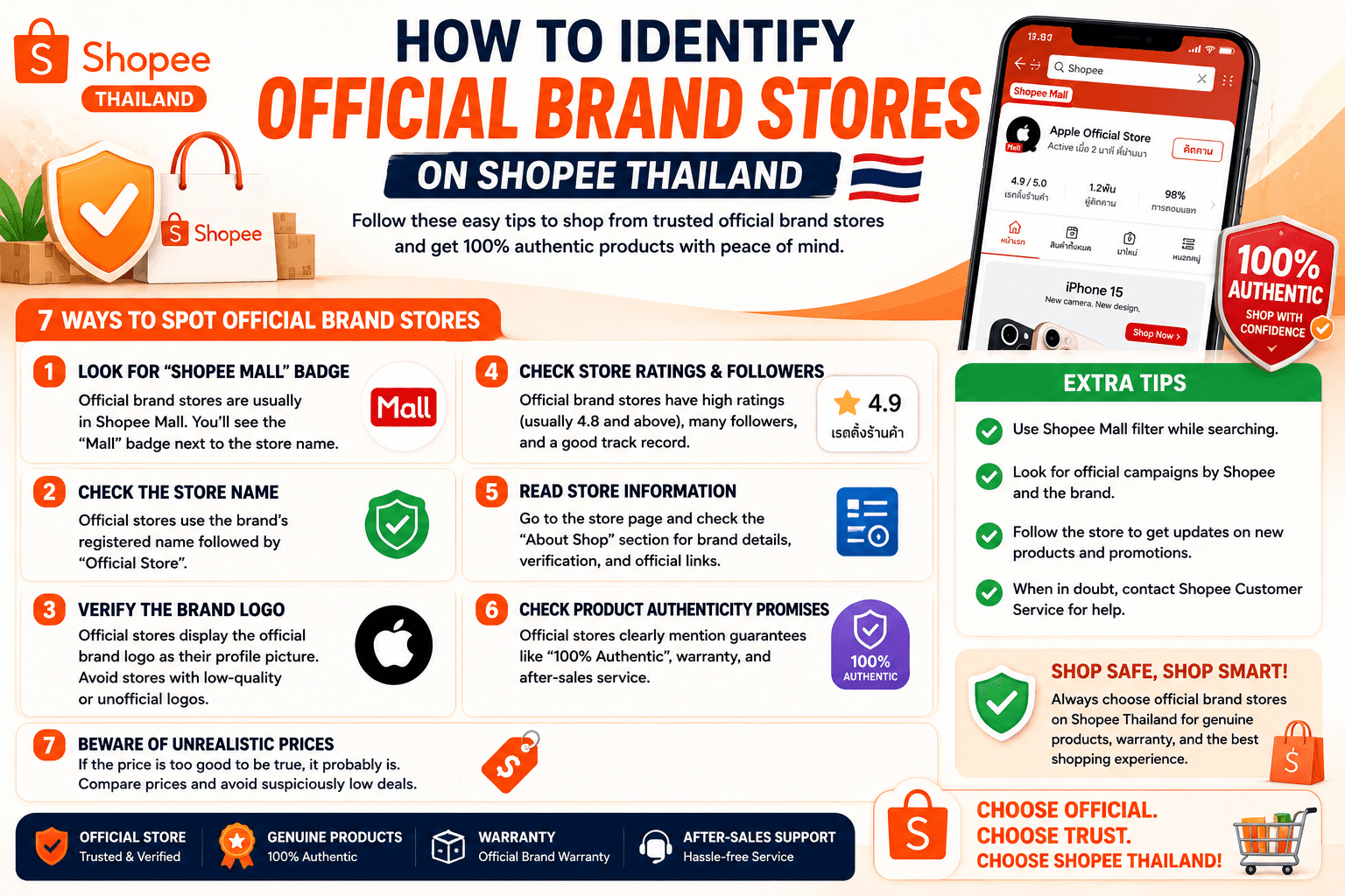 How To Identify Official Brand Stores On Shopee TH