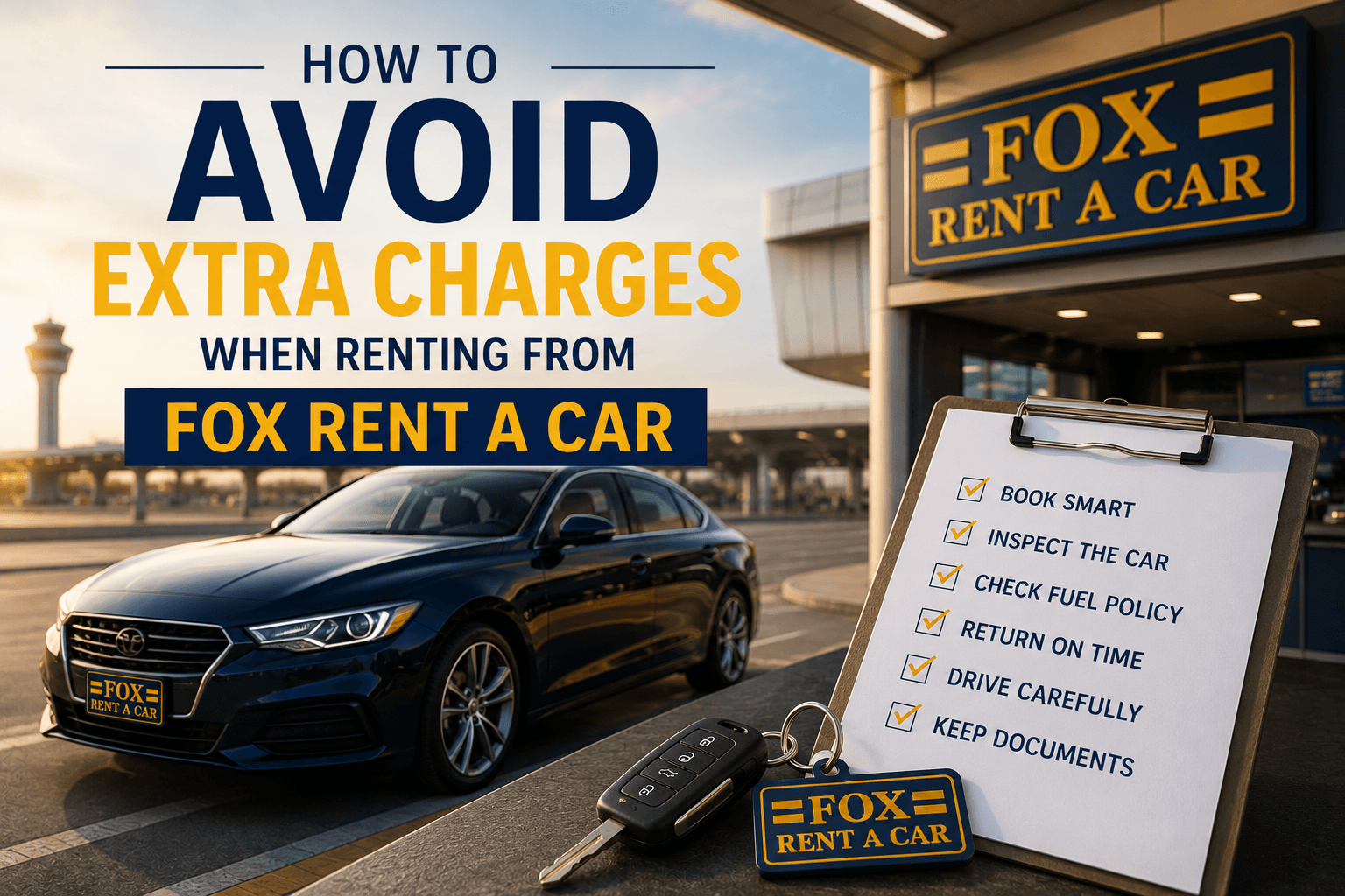 How to Avoid Extra Charges When Renting from Fox Rent A Car